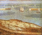 Georges Seurat, Entrance of Port en bessin